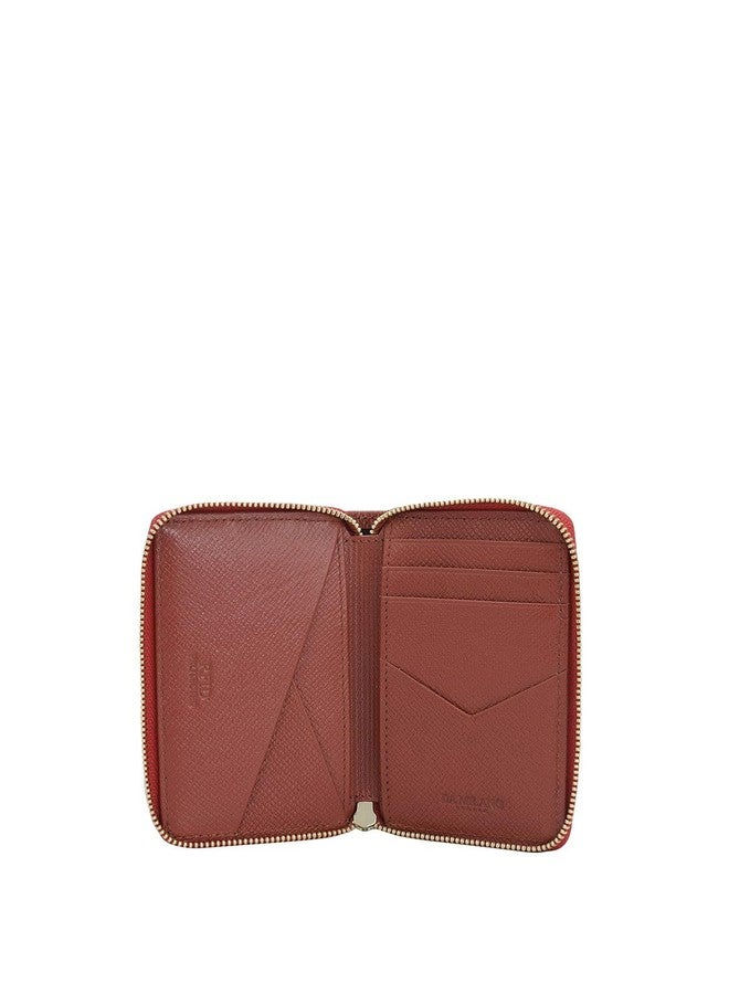 Da Milano Leather Card Holder for Men & for Women - Brown - Image 4
